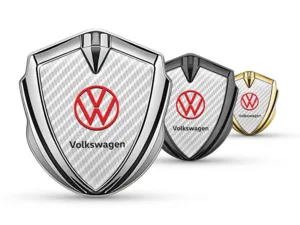VW Emblema Silicona Insignia Afinada Estilo Brilla Remate
